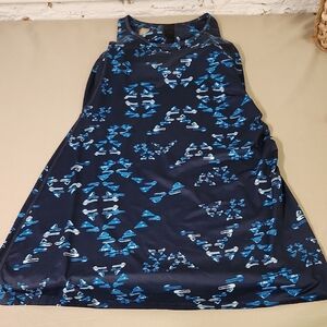 Toad&Co Navy and Blue Strappy Active Dress  Medium
